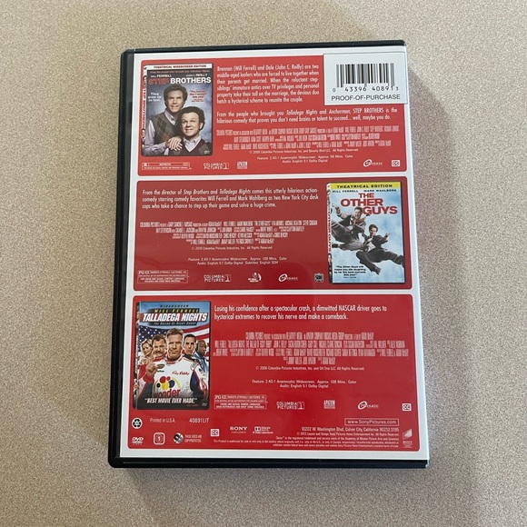 Bundle 3 DVDs for $12!🎉HP🎉 Pre Owned Will Ferrell 3 Movie Collection DVD Movie - Picture 3 of 6